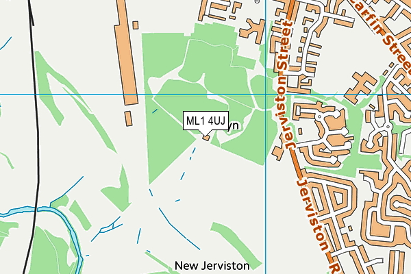 ML1 4UJ map - OS VectorMap District (Ordnance Survey)
