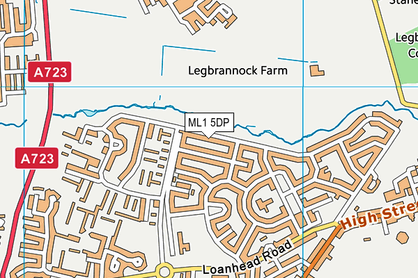 ML1 5DP map - OS VectorMap District (Ordnance Survey)