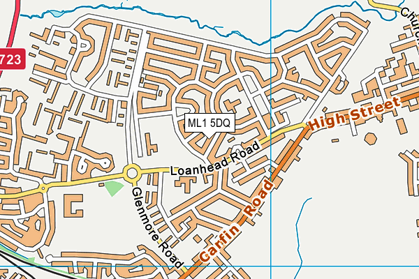 ML1 5DQ map - OS VectorMap District (Ordnance Survey)