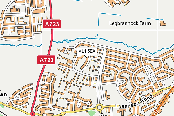 ML1 5EA map - OS VectorMap District (Ordnance Survey)