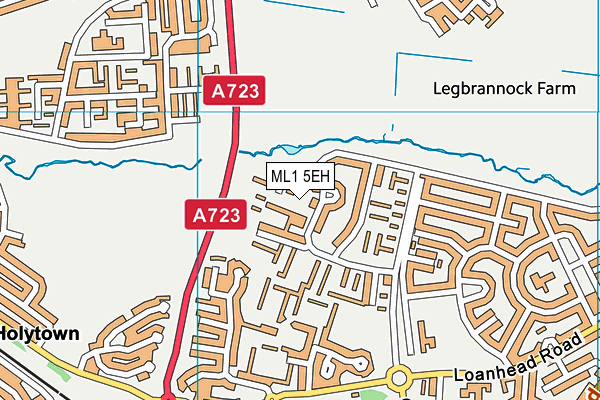 ML1 5EH map - OS VectorMap District (Ordnance Survey)