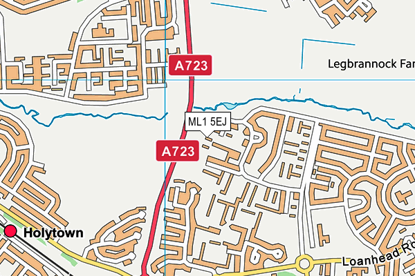 ML1 5EJ map - OS VectorMap District (Ordnance Survey)