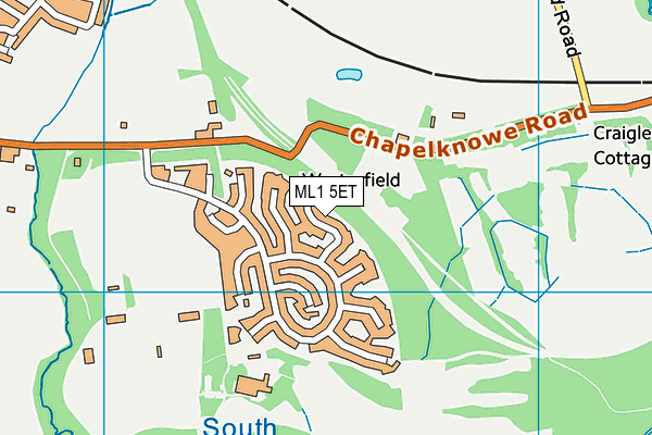 ML1 5ET map - OS VectorMap District (Ordnance Survey)