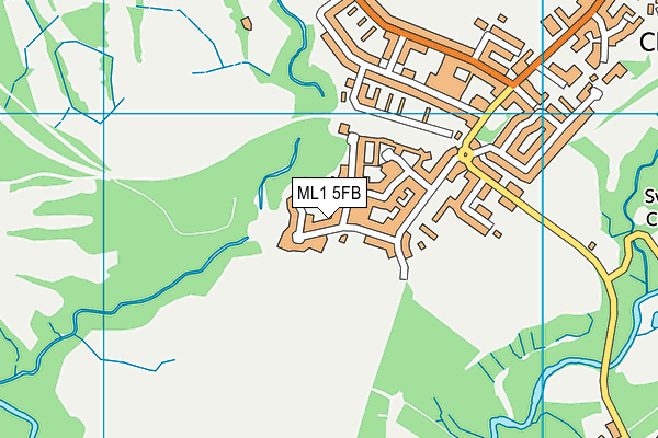 ML1 5FB map - OS VectorMap District (Ordnance Survey)