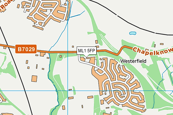 ML1 5FP map - OS VectorMap District (Ordnance Survey)