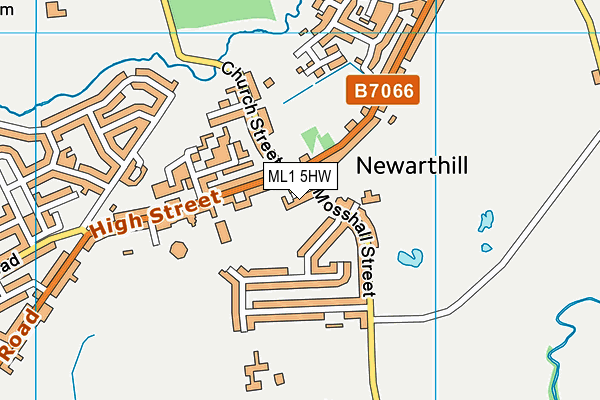 ML1 5HW map - OS VectorMap District (Ordnance Survey)