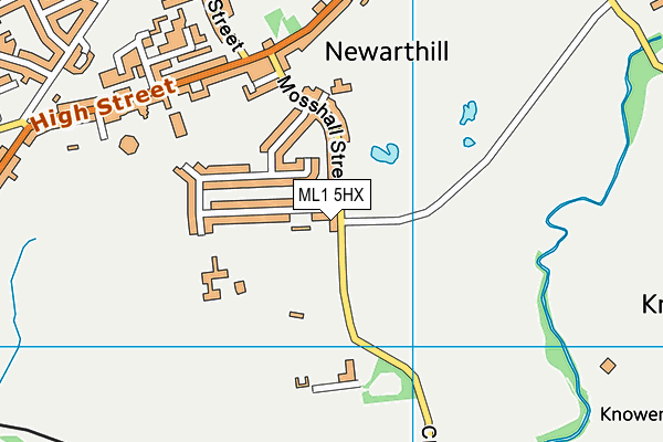 ML1 5HX map - OS VectorMap District (Ordnance Survey)
