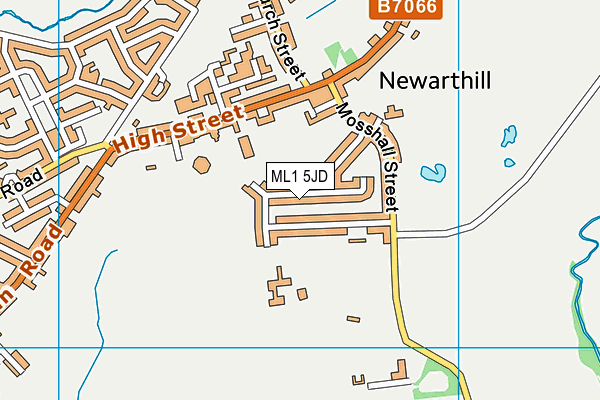 ML1 5JD map - OS VectorMap District (Ordnance Survey)