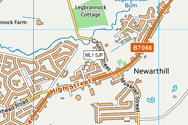 ML1 5JP map - OS VectorMap District (Ordnance Survey)