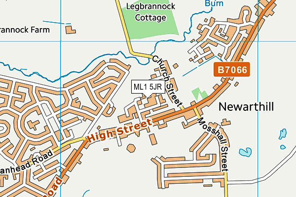 ML1 5JR map - OS VectorMap District (Ordnance Survey)