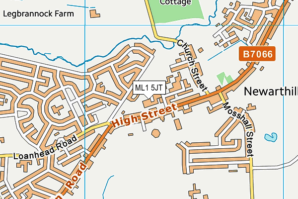 ML1 5JT map - OS VectorMap District (Ordnance Survey)