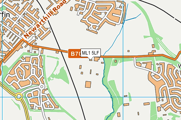 ML1 5LF map - OS VectorMap District (Ordnance Survey)