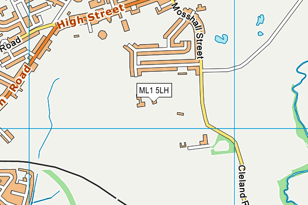 ML1 5LH map - OS VectorMap District (Ordnance Survey)