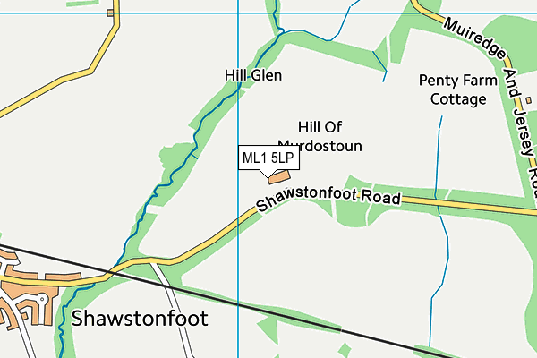 ML1 5LP map - OS VectorMap District (Ordnance Survey)