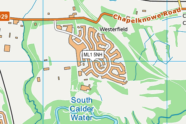 ML1 5NH map - OS VectorMap District (Ordnance Survey)