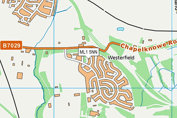 ML1 5NN map - OS VectorMap District (Ordnance Survey)