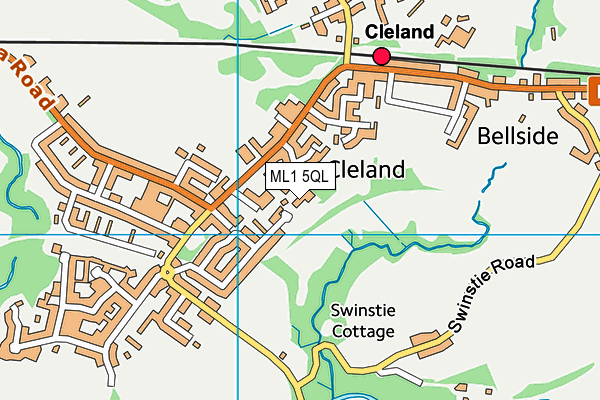 ML1 5QL map - OS VectorMap District (Ordnance Survey)