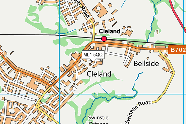 ML1 5QQ map - OS VectorMap District (Ordnance Survey)