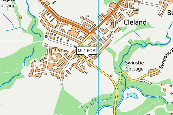 ML1 5QS map - OS VectorMap District (Ordnance Survey)