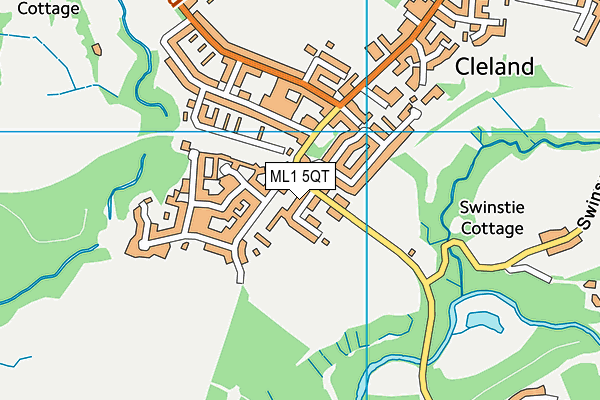 ML1 5QT map - OS VectorMap District (Ordnance Survey)