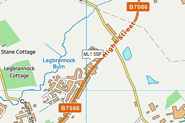 ML1 5SP map - OS VectorMap District (Ordnance Survey)