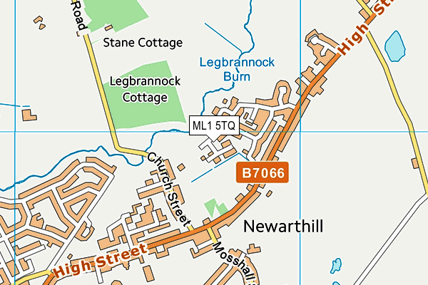 ML1 5TQ map - OS VectorMap District (Ordnance Survey)