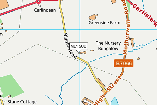 ML1 5UD map - OS VectorMap District (Ordnance Survey)