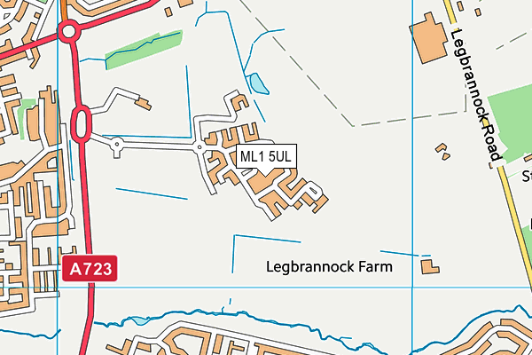 ML1 5UL map - OS VectorMap District (Ordnance Survey)