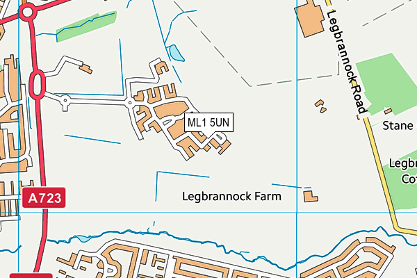 ML1 5UN map - OS VectorMap District (Ordnance Survey)