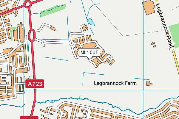 ML1 5UT map - OS VectorMap District (Ordnance Survey)