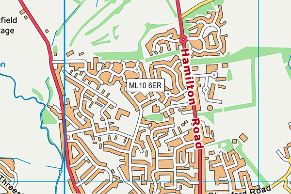 ML10 6ER map - OS VectorMap District (Ordnance Survey)