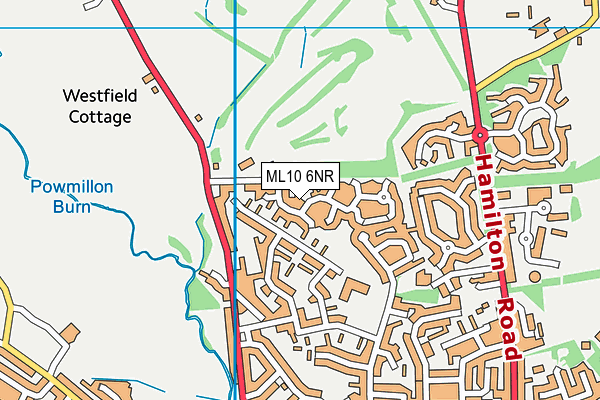 ML10 6NR map - OS VectorMap District (Ordnance Survey)
