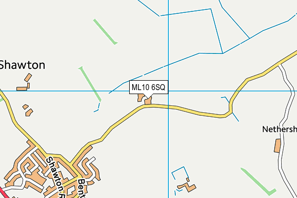 ML10 6SQ map - OS VectorMap District (Ordnance Survey)