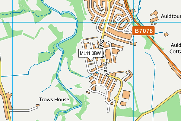 ML11 0BW map - OS VectorMap District (Ordnance Survey)