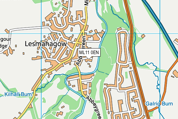 ML11 0EN map - OS VectorMap District (Ordnance Survey)