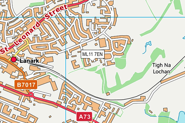 ML11 7EN map - OS VectorMap District (Ordnance Survey)