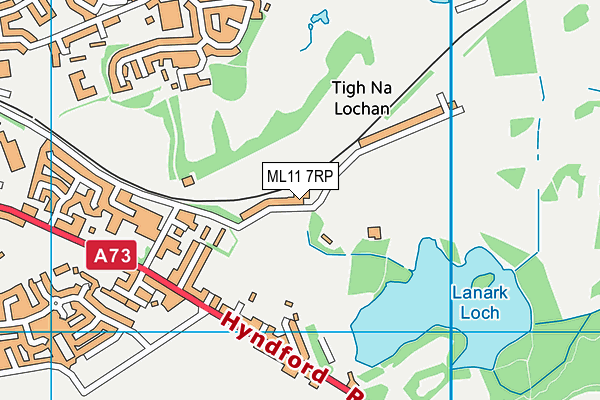 ML11 7RP map - OS VectorMap District (Ordnance Survey)