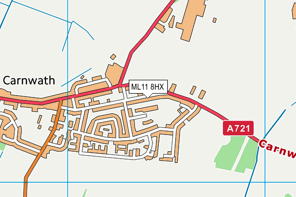ML11 8HX map - OS VectorMap District (Ordnance Survey)