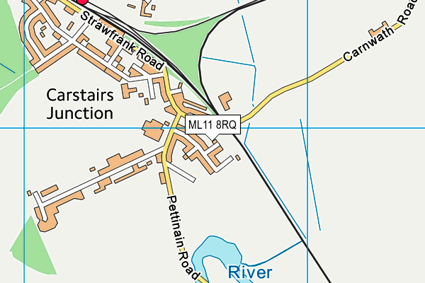 ML11 8RQ map - OS VectorMap District (Ordnance Survey)