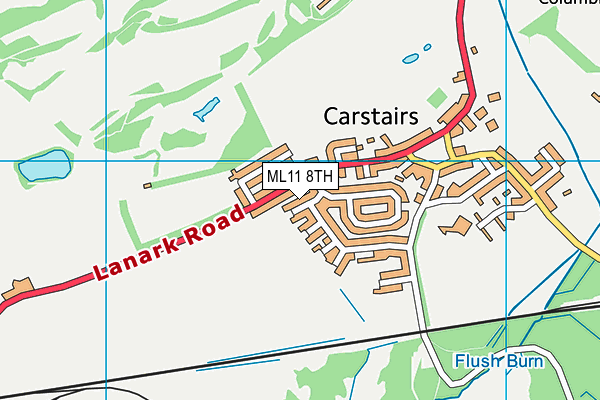 ML11 8TH map - OS VectorMap District (Ordnance Survey)