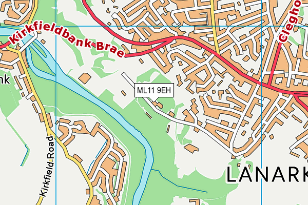 ML11 9EH map - OS VectorMap District (Ordnance Survey)