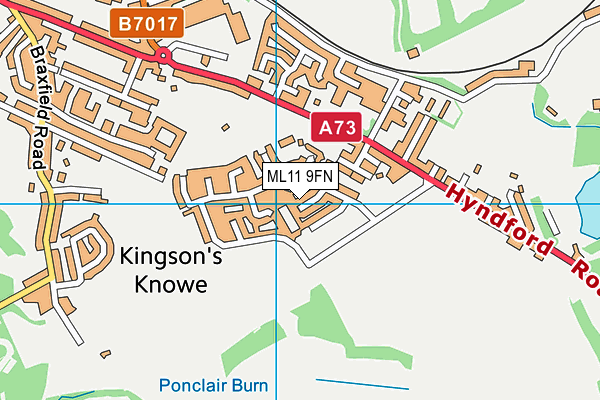 ML11 9FN map - OS VectorMap District (Ordnance Survey)