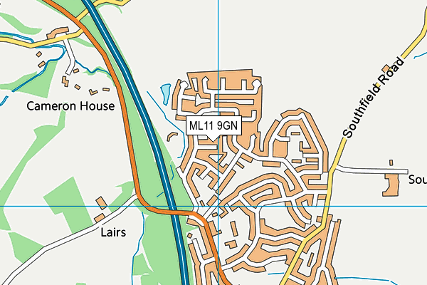 ML11 9GN map - OS VectorMap District (Ordnance Survey)