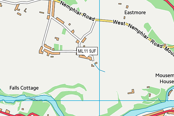 ML11 9JF map - OS VectorMap District (Ordnance Survey)