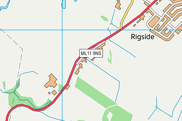ML11 9NS map - OS VectorMap District (Ordnance Survey)