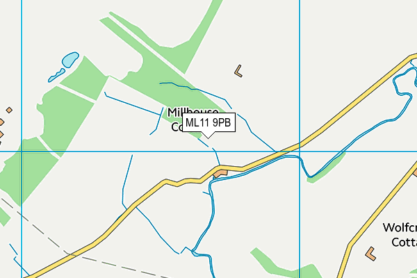 ML11 9PB map - OS VectorMap District (Ordnance Survey)