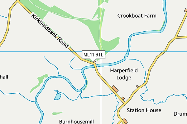 ML11 9TL map - OS VectorMap District (Ordnance Survey)