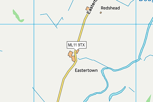 ML11 9TX map - OS VectorMap District (Ordnance Survey)