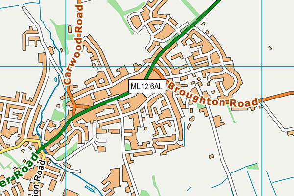 ML12 6AL map - OS VectorMap District (Ordnance Survey)