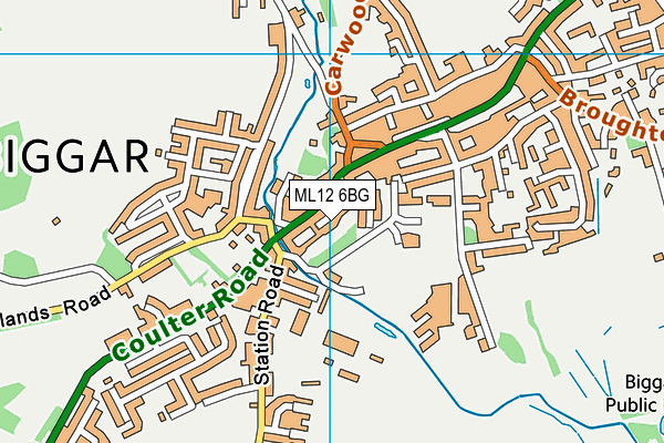 ML12 6BG map - OS VectorMap District (Ordnance Survey)